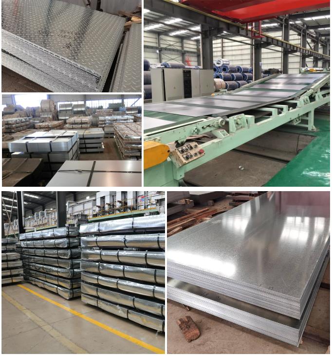 صفائح مجلفنة مدرفلة على البارد Cold Rolled Galvanized Sheets